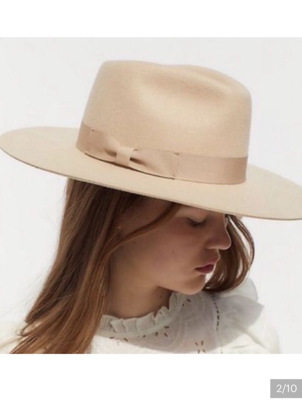 100% Wool Wide Brim Hat